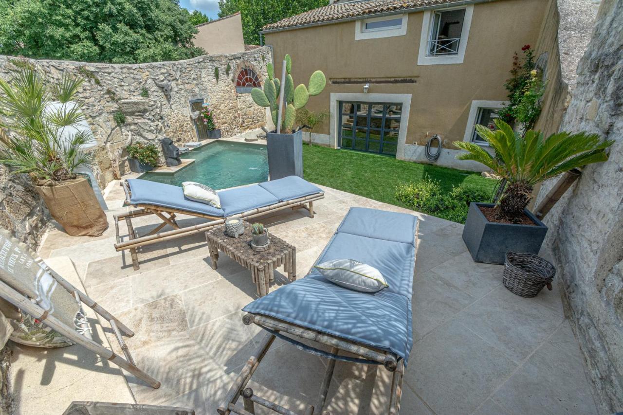 Le Baratier - Demeure De Charme Sauna & Piscine Calvisson Exterior foto